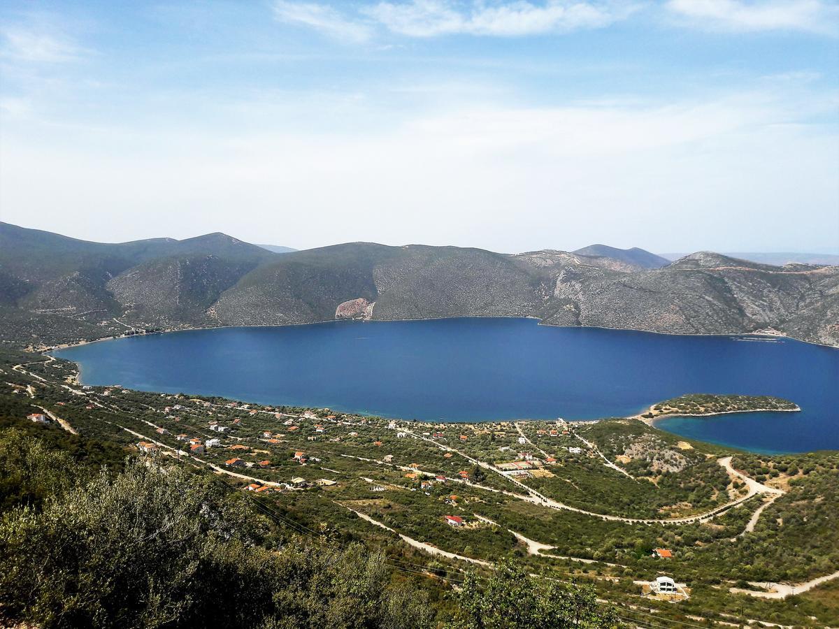 Waterfront Mediterranean Villa Skroponeria Luaran gambar